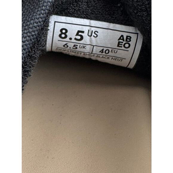 ABEO Jumpstreet Bungee Black Canvas Platform Comfort Sneakers Shoes Women's 8.5 - Picture 9 of 9